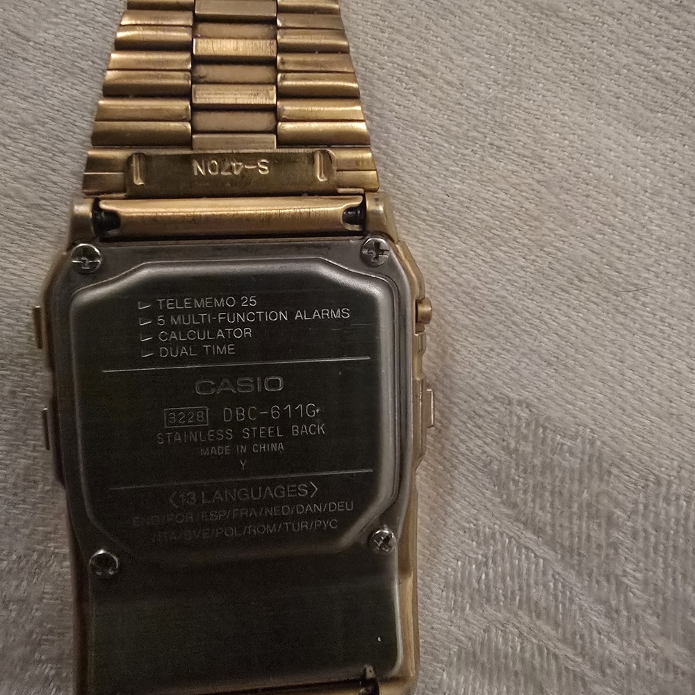 Casio Vintage Calculator Digital Watch - Picture 4 of 8